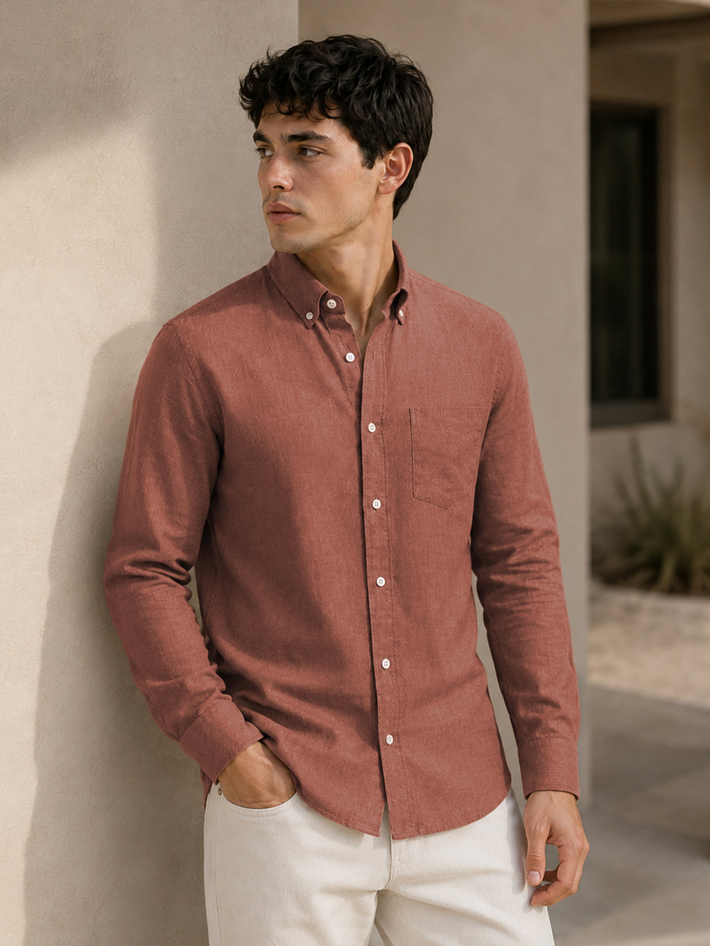 Maroon Down Button