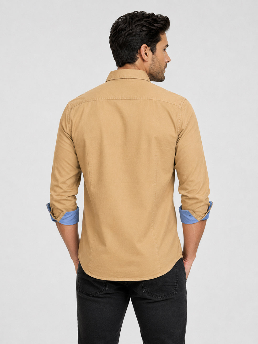 Cargo Style Cream Shirt