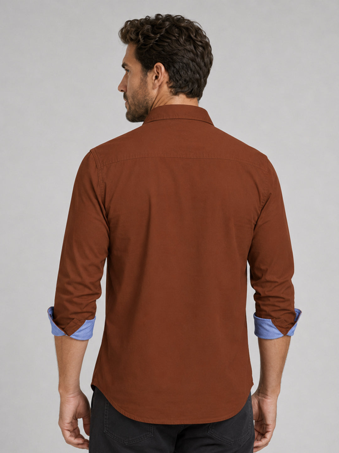 Cargo Style Brown Shirt