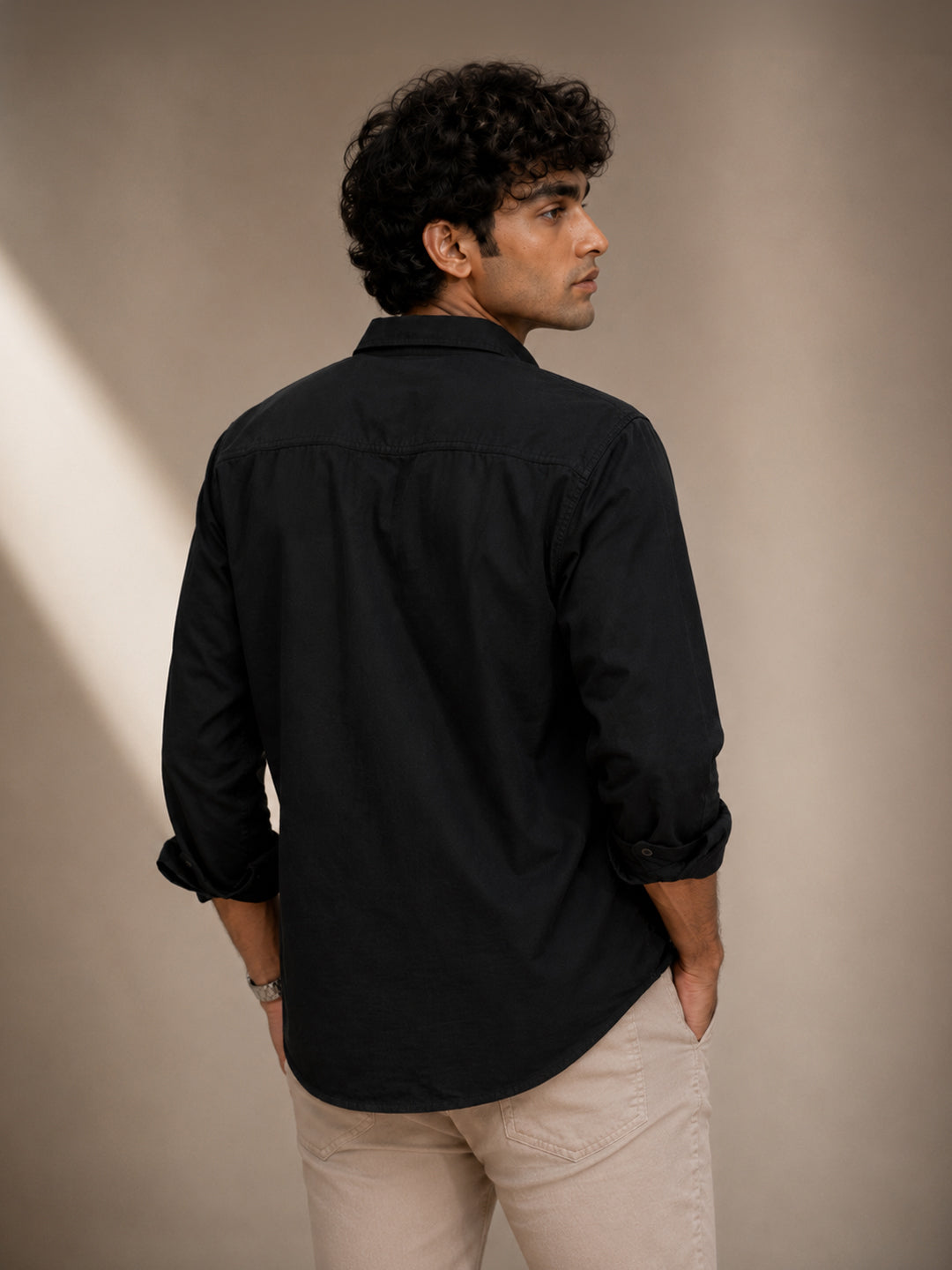 Black Casual Cargo