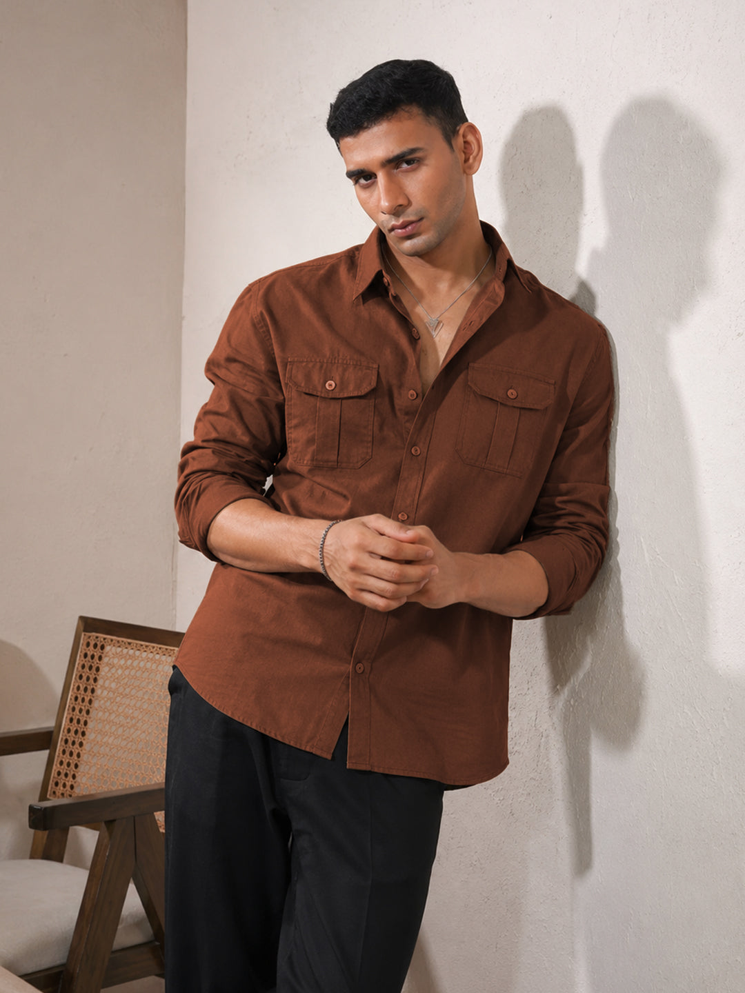 Brown Casual Cargo