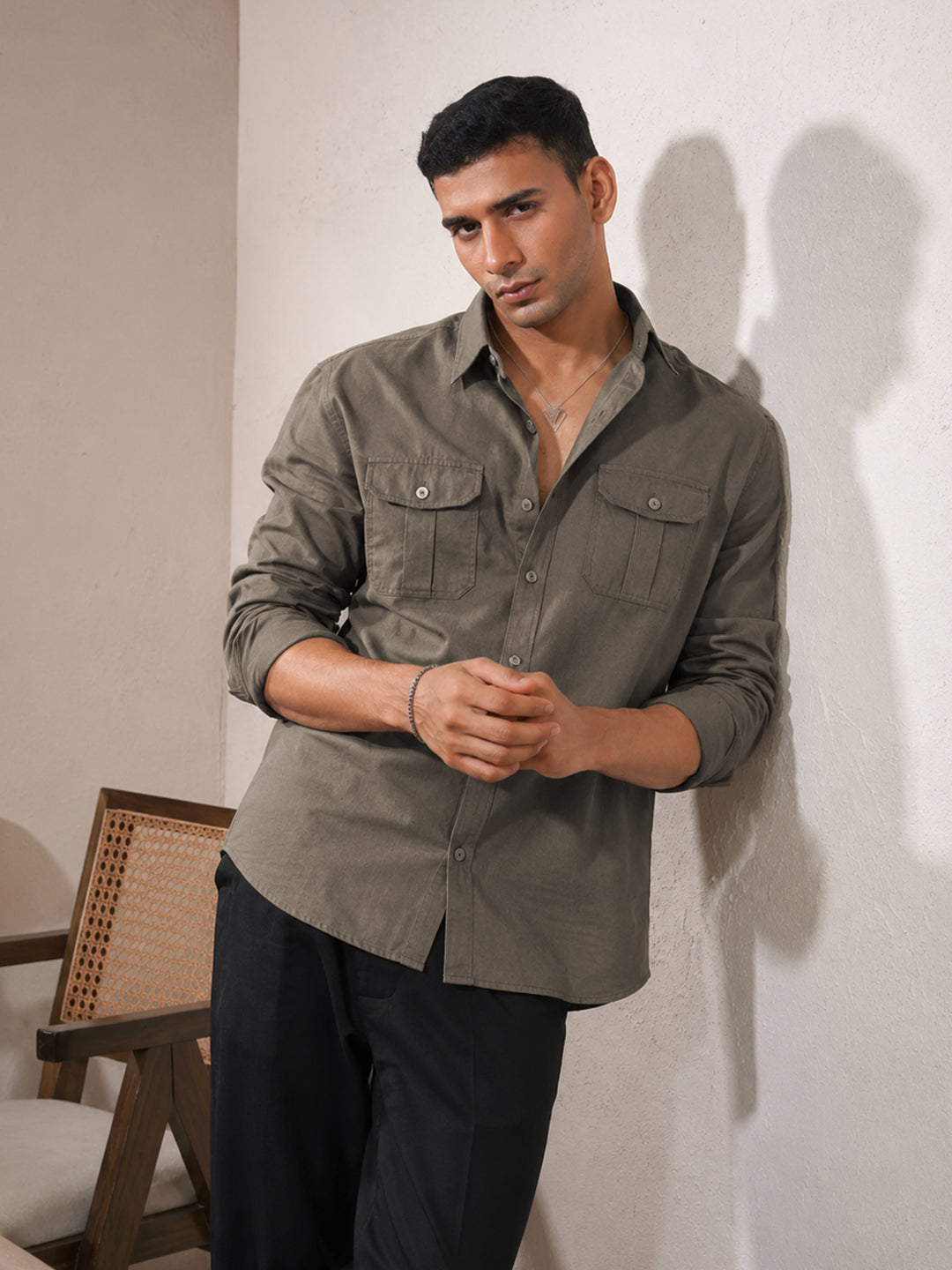 Khaki Casual Cargo