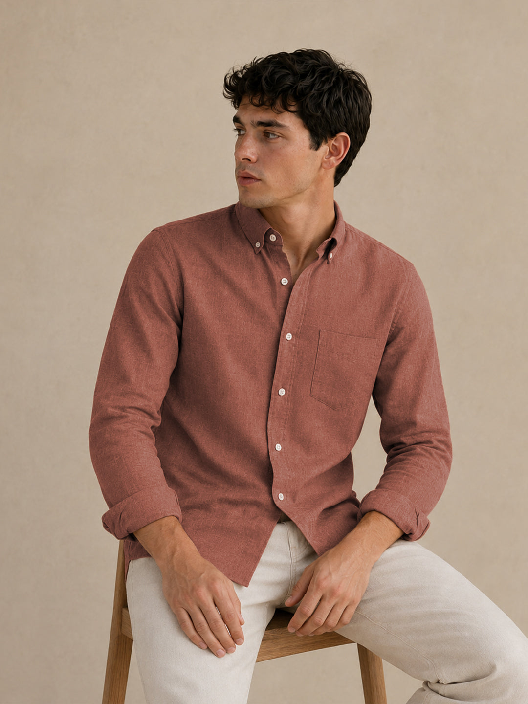 Maroon Down Button