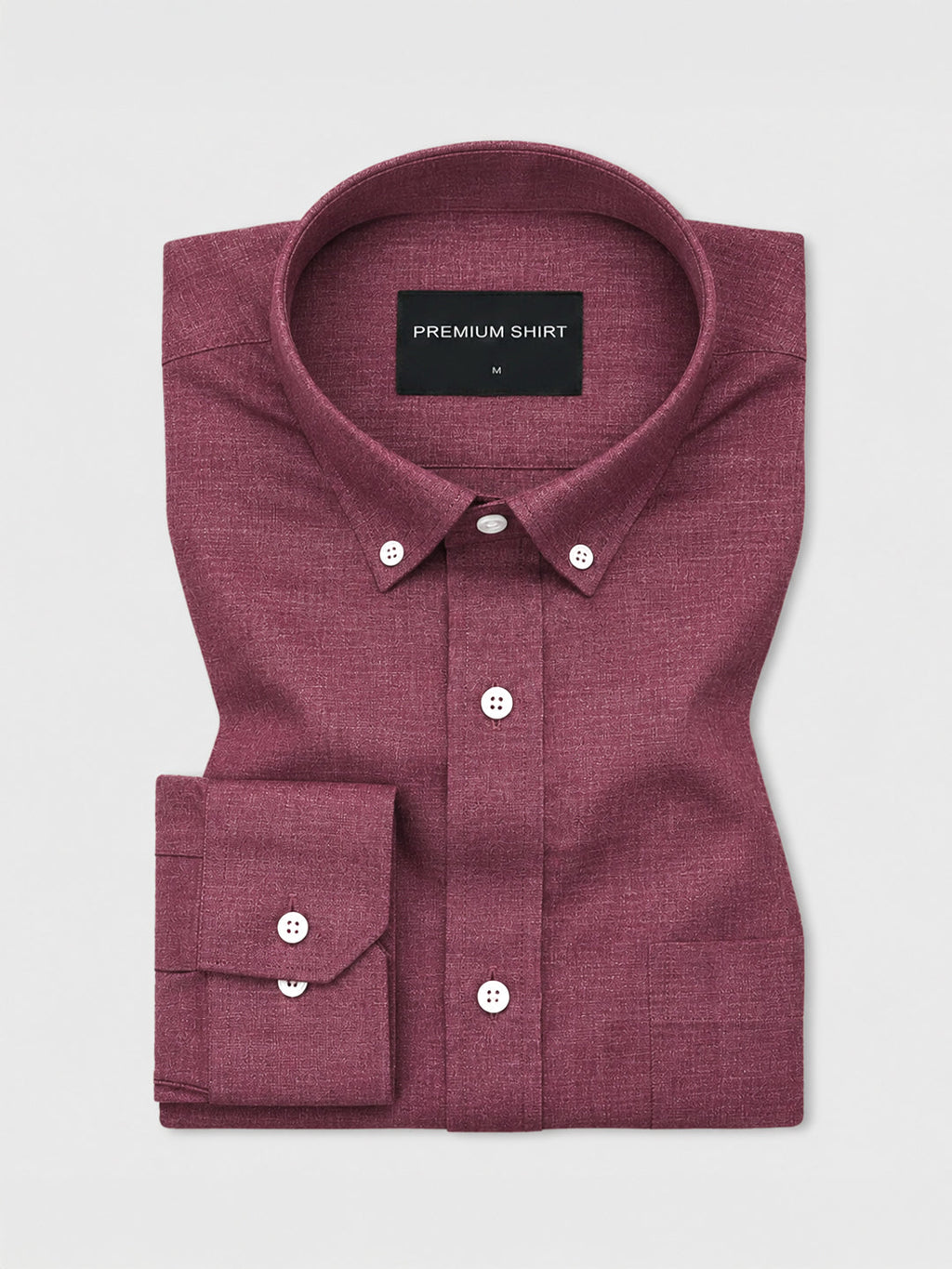 Maroon Linen Shirt For Men