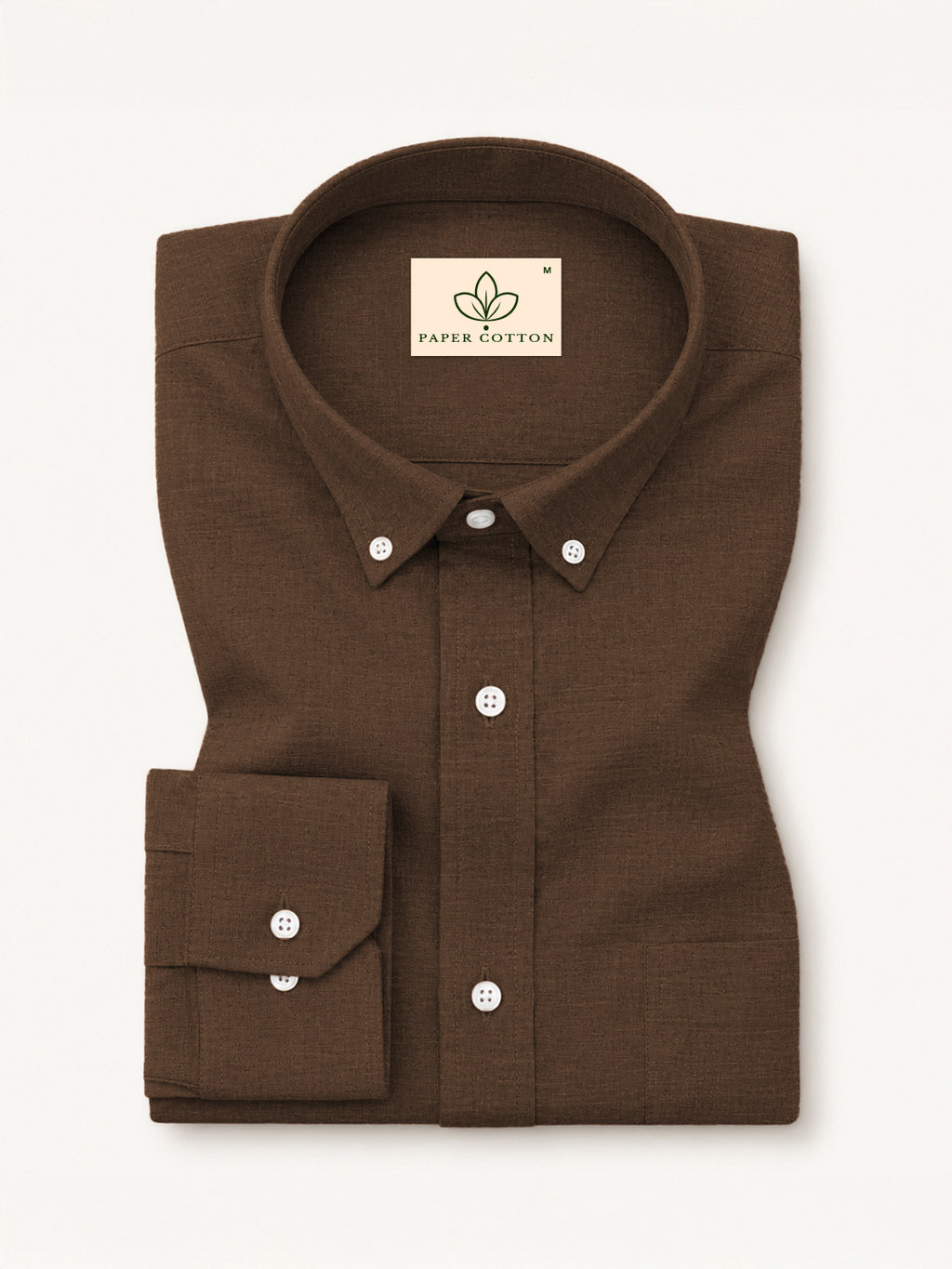 Dark Brown Down Button