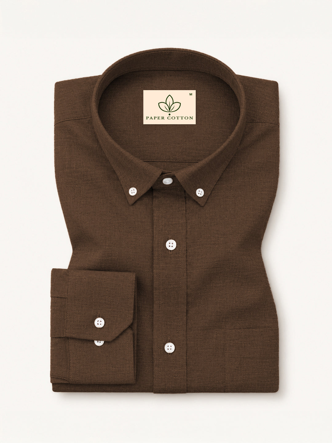 Dark Brown Down Button